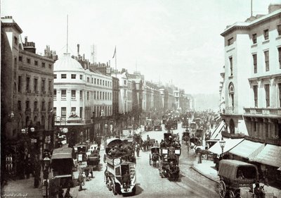 Regent Street, Londra c.1900 da English Photographer